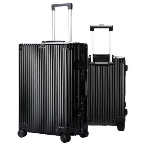 Black 65cm B3251  Aluminium Suitcases