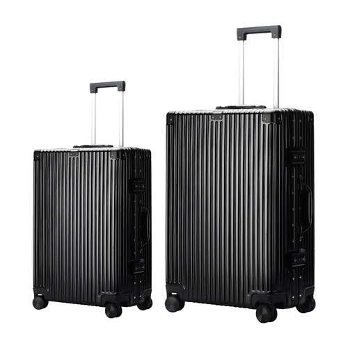 Black 65cm B3251  Aluminium Suitcases