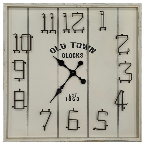 K Shomewares Decor 73 5cm Old Town Wall Clock Reviews Temple Webster - French Provincial Wall Clocks Australia