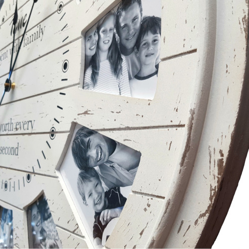 K'sHomewares&Decor 80cm Family Time Wall Clock Temple & ster