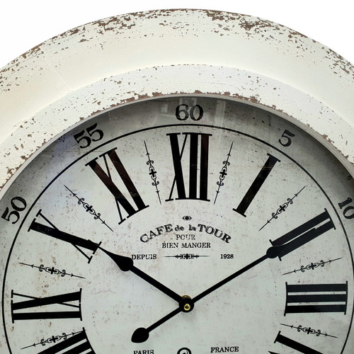 61cm White Old London Wall Clock