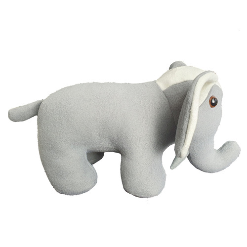 Grey & White Elephant Doorstop