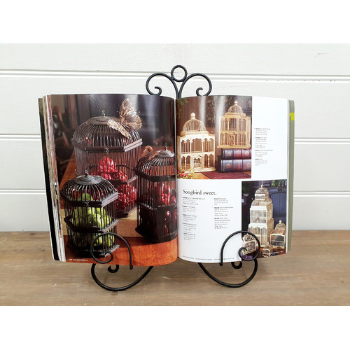 K'sHomewares&Decor 2 Piece Metal Recipe Book Holder Set Temple & ster
