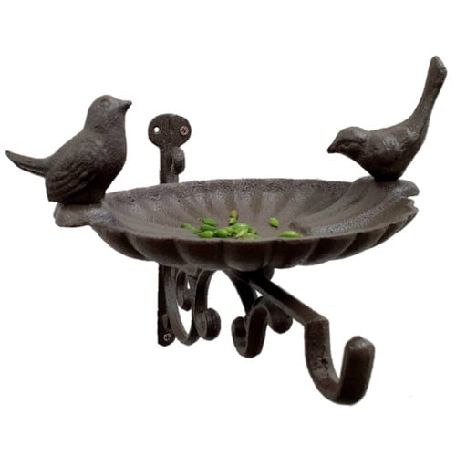 Metal Bird Feeder with Hook