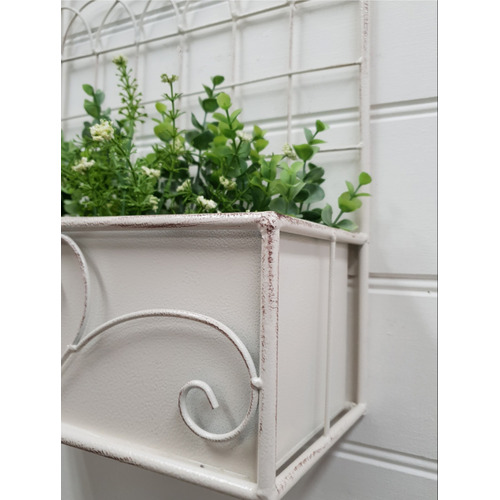 Antique Cream Window Sill Wall Planter