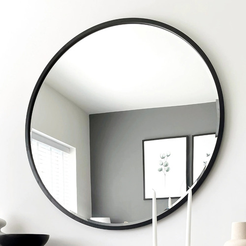 Milton Round Metal Wall Mirror