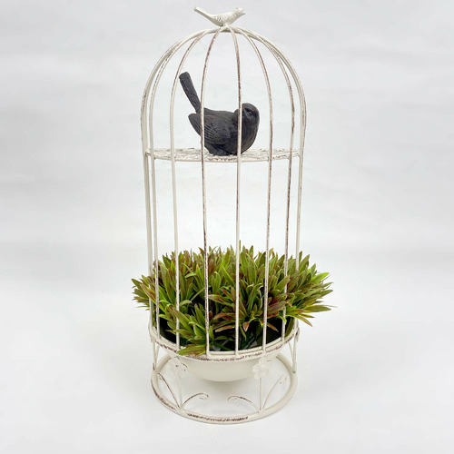 Half Bird Cage Plant Stand Temple & ster
