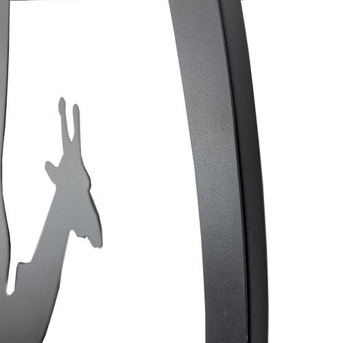 Giraffe Laser-Cut Iron Wall Decor
