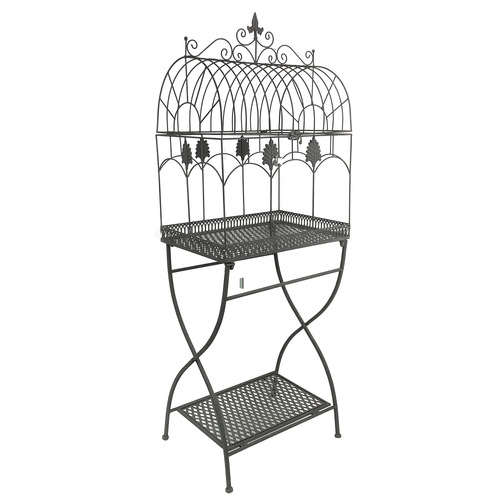 2 Piece Antique Bird Cage Set
