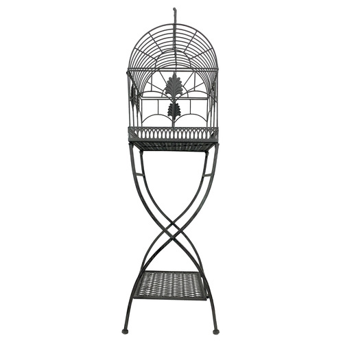 2 Piece Antique Bird Cage Set