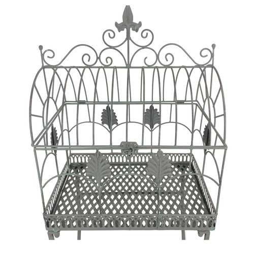 2 Piece Antique Bird Cage Set