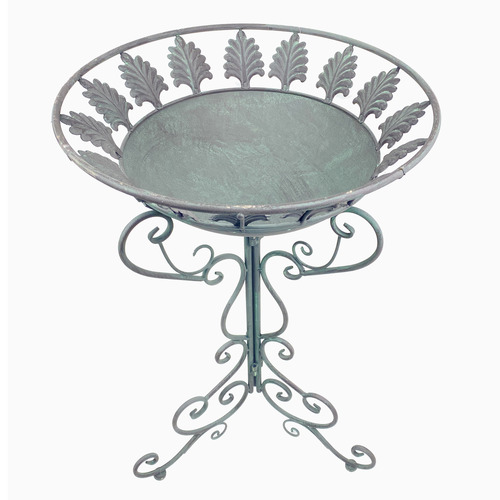 2 Piece Vintage Leaf Planter Stand