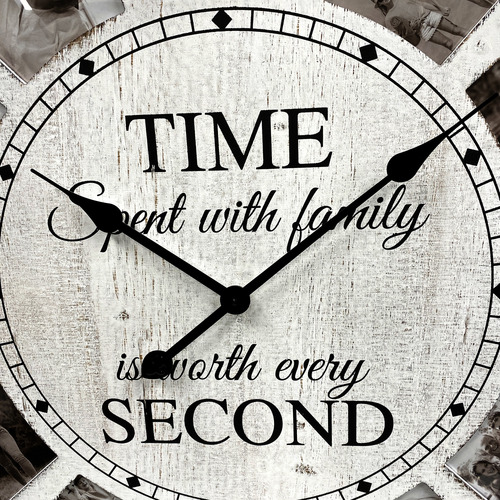 80cm Cherished Moments Family Wall Clock