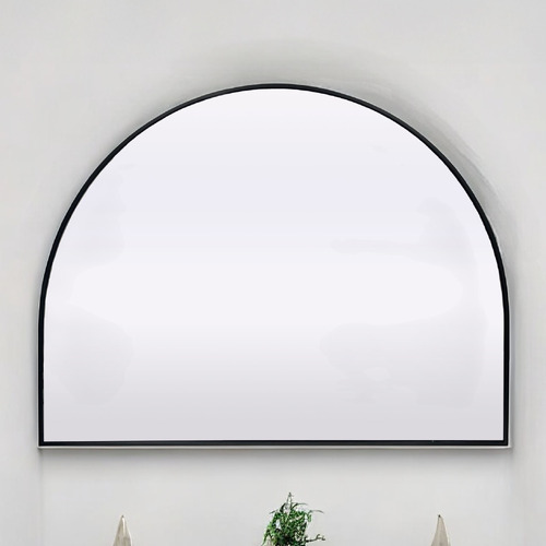 Black Samira Arch Metal Wall Mirror