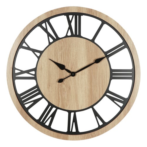 60cm Cosette Wood Wall Clock