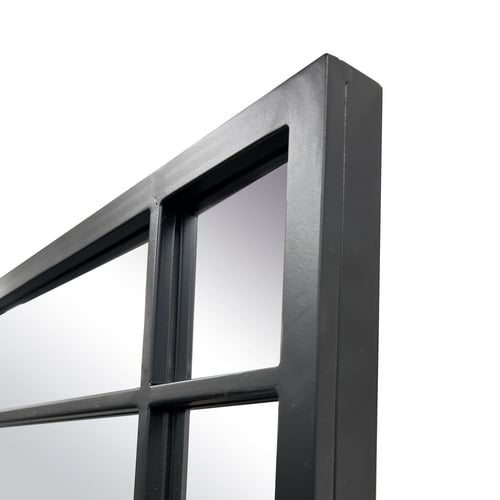 Black Ariadne Metal Wall Mirror