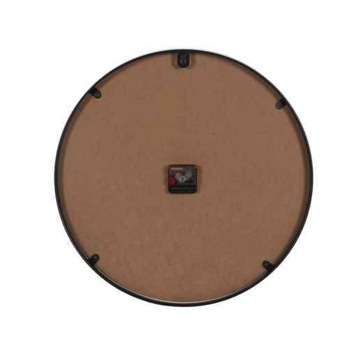 50cm Black Alina Metal Wall Clock