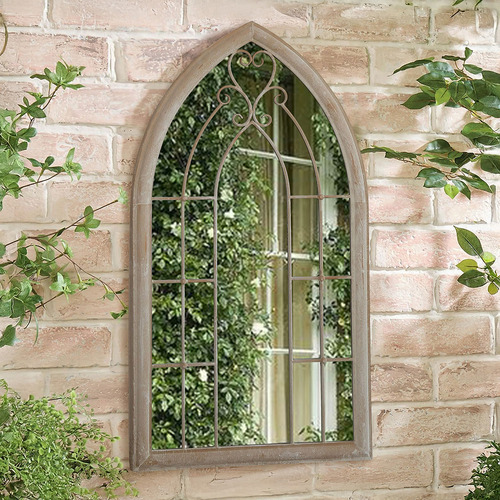 Desmond Arched Metal Wall Mirror