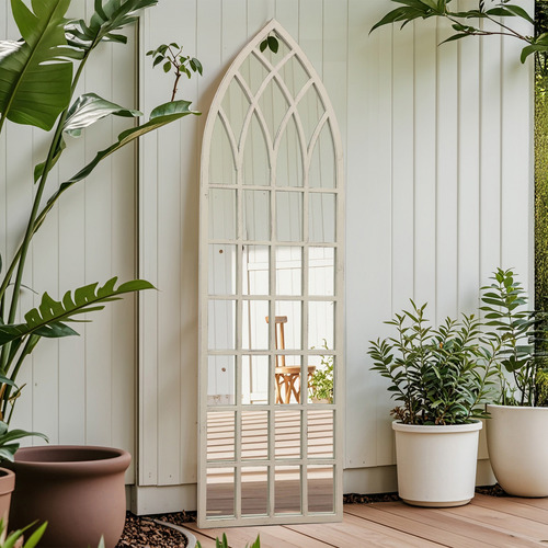 Amiel Arched Metal Full Length Mirror