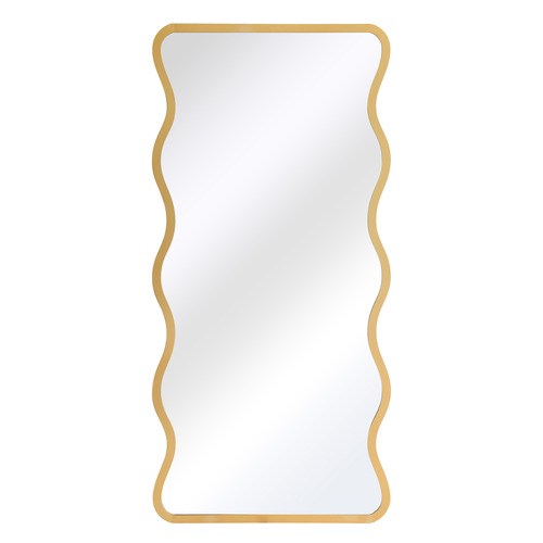 Steffan Wavy Metal Full Length  Mirror