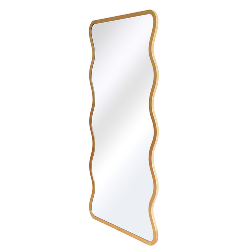 Steffan Wavy Metal Full Length  Mirror