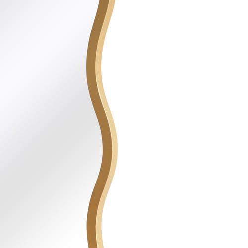 Steffan Wavy Metal Full Length  Mirror