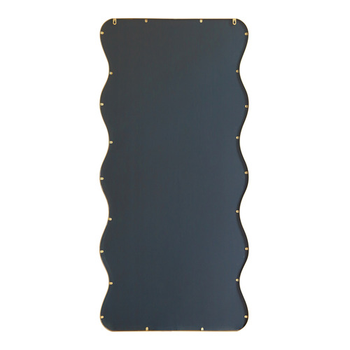 Steffan Wavy Metal Full Length  Mirror