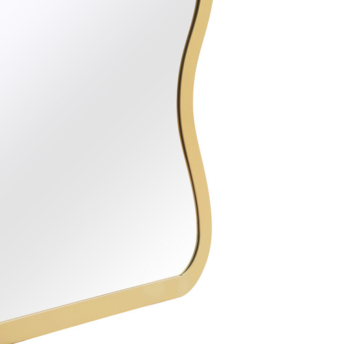 Steffan Wavy Metal Full Length  Mirror