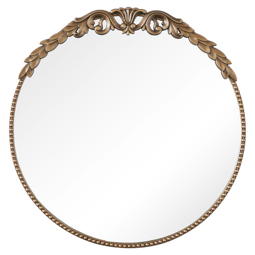 Bronze Aurelia Round Wall Mirror
