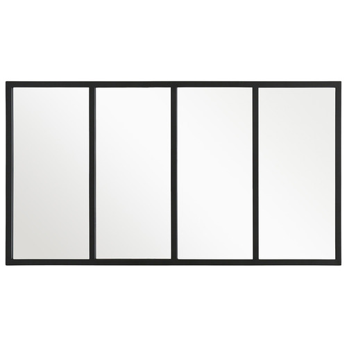 Black Ariya Iron Wall Mirror