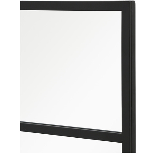 Black Ariya Iron Wall Mirror