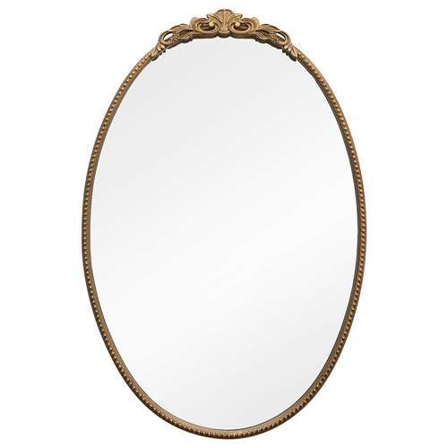 Vianca Oval Iron Wall Mirror