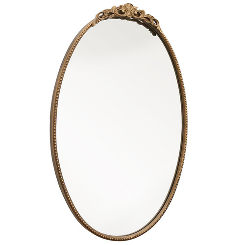 Vianca Oval Iron Wall Mirror