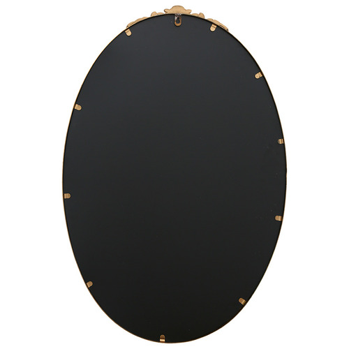 Vianca Oval Iron Wall Mirror