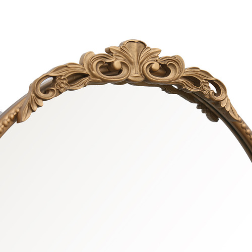 Vianca Oval Iron Wall Mirror
