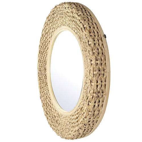 Arden Round Bamboo Wall Mirror
