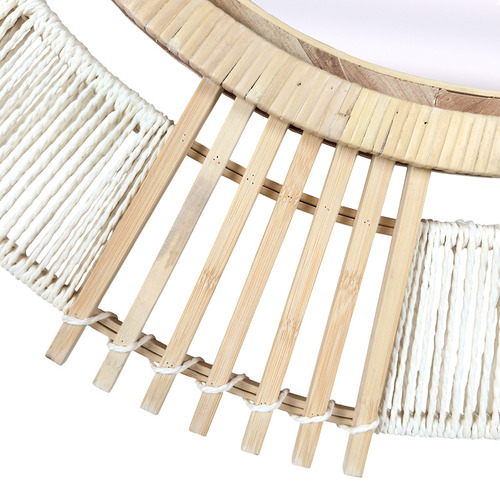 Lumi Bamboo & Rattan Wall Mirror
