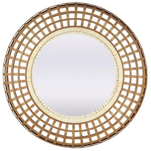 Shera Bamboo & Rattan Wall Mirror
