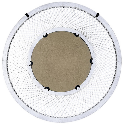 Xyrene Eclipse Bamboo Wall Mirror