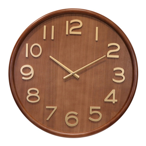 60cm Kylie Pine Wood Wall Clock