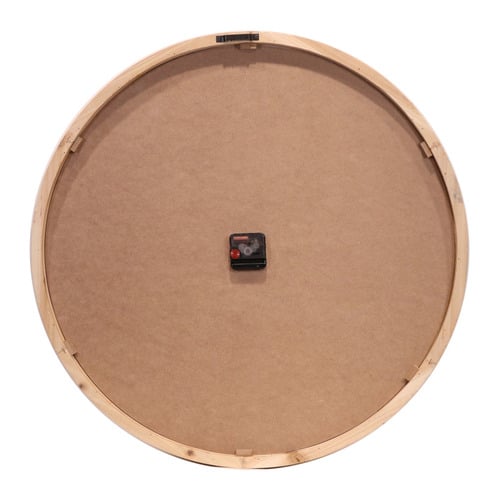 68cm Carrie Pine Wood Wall Clock