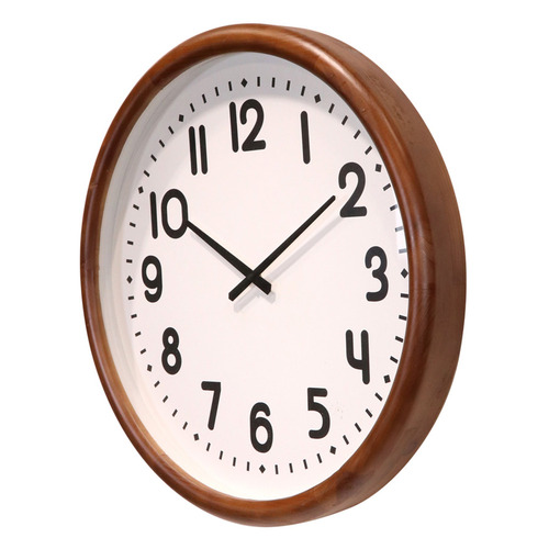 60cm Craige Pine Wood Wall Clock