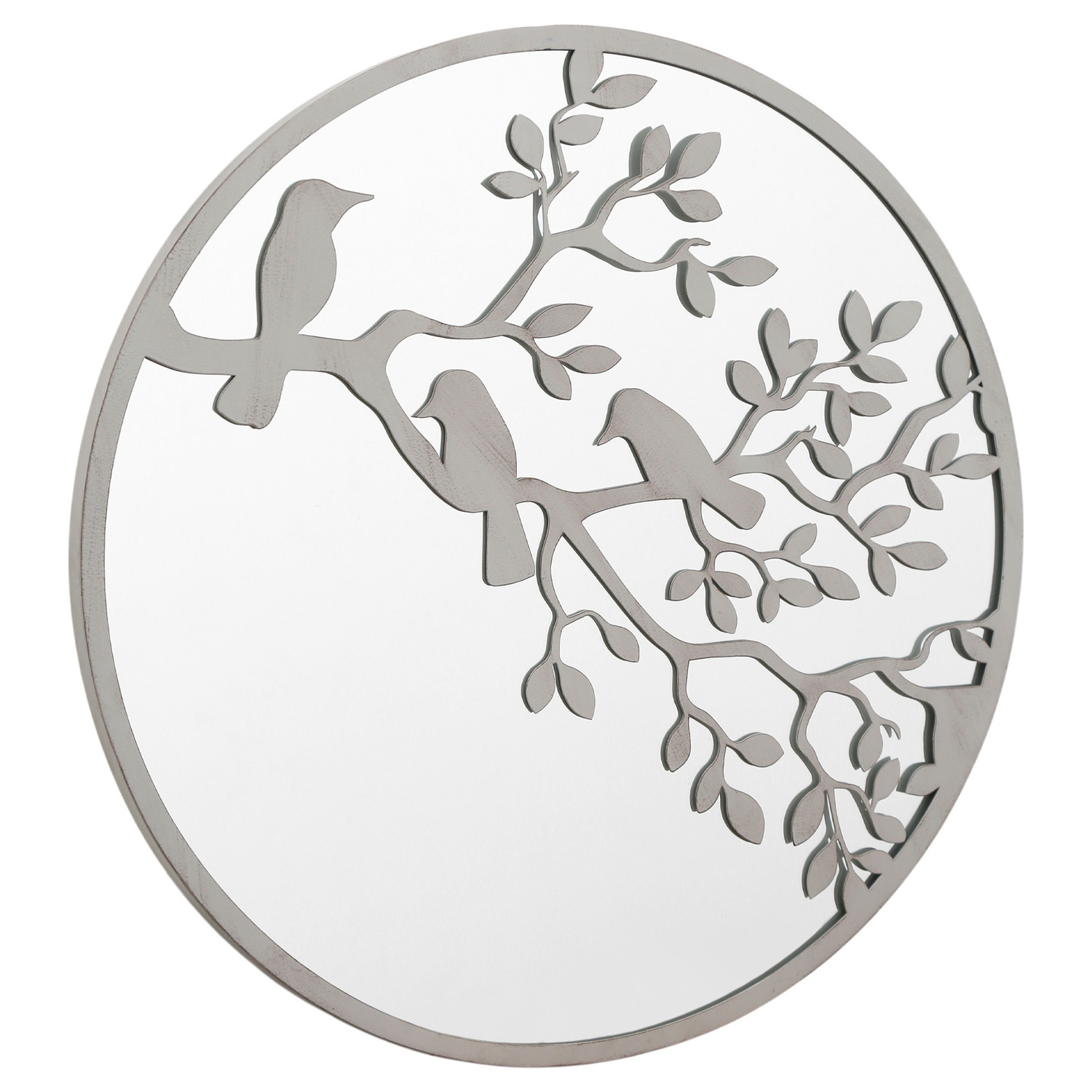 Floravis Iron Wall Mirror