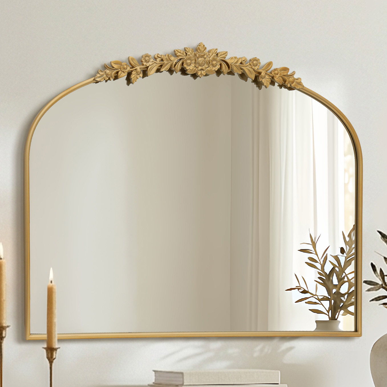 Mirabelle Arched Wall Mirror