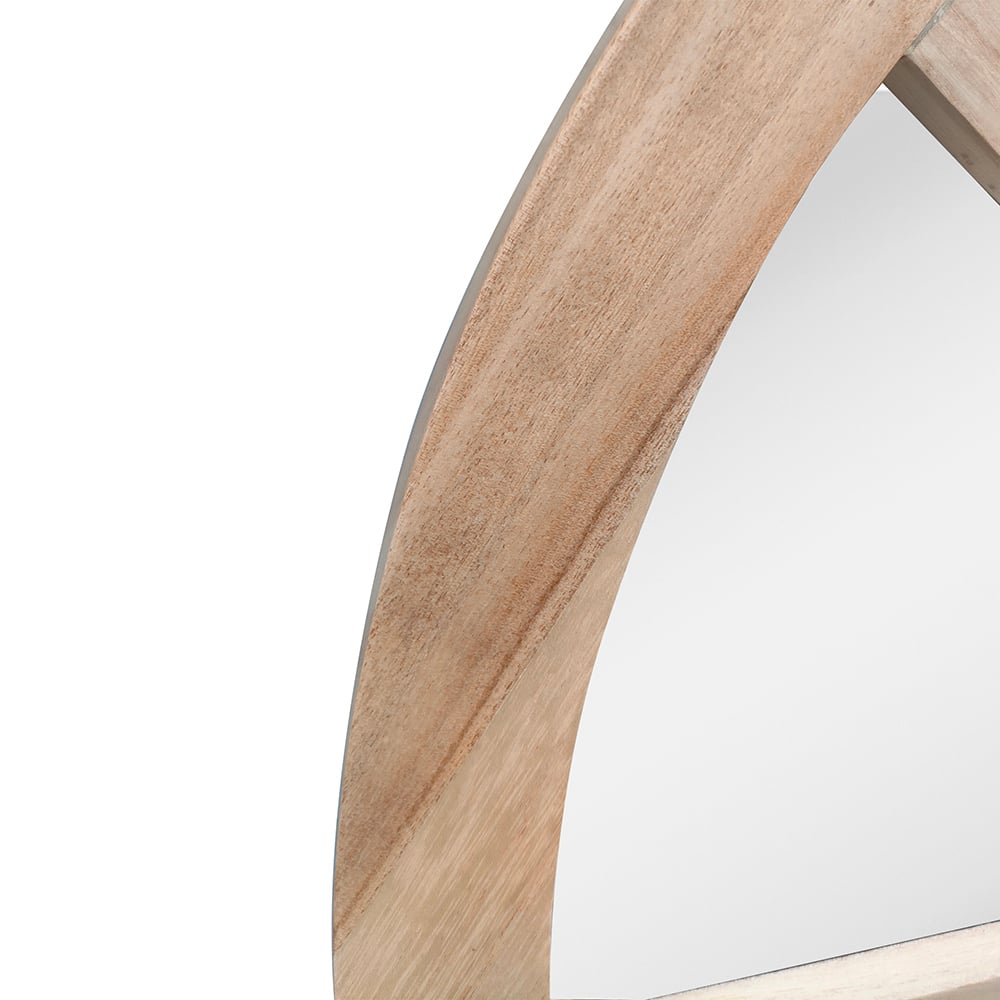 Milano Arch Solid Wood Wall Mirror