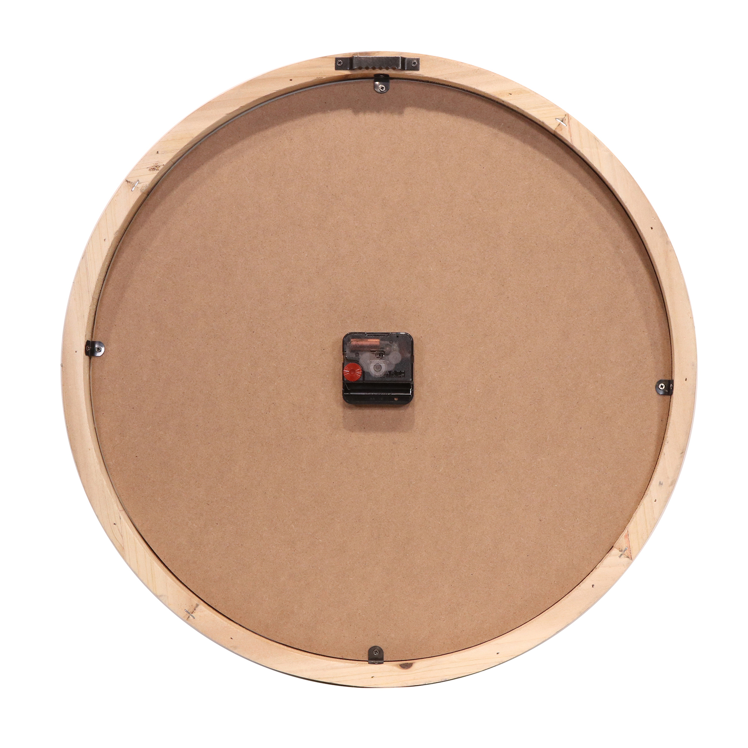 50cm Priscilla Pine Wood Wall Clock