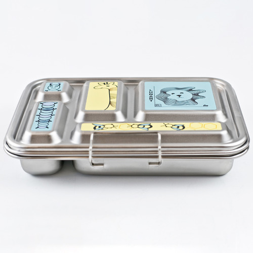 Lunart Nature 5 Compartment Stainless Steel Bento Box | Temple & Webster