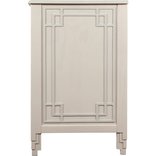 Warm White Manhattan Pine Wood Chest Of Drawers