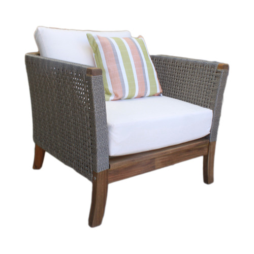 QFurniture Classic Woven Armchair | Temple & Webster