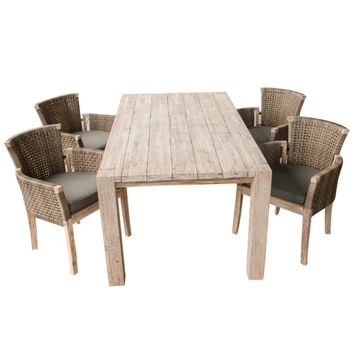 4 Seater Neil Outdoor Dining Table & Chair Set